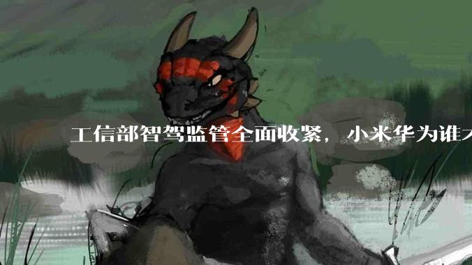 工信部智驾监管全面收紧，小米华为谁才是导火索？