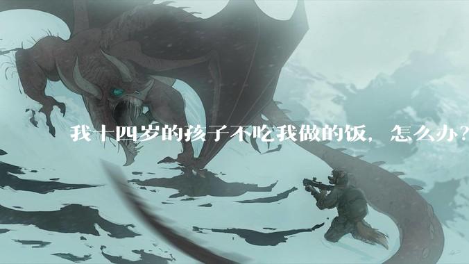 我十四岁的孩子不吃我做的饭，怎么办？